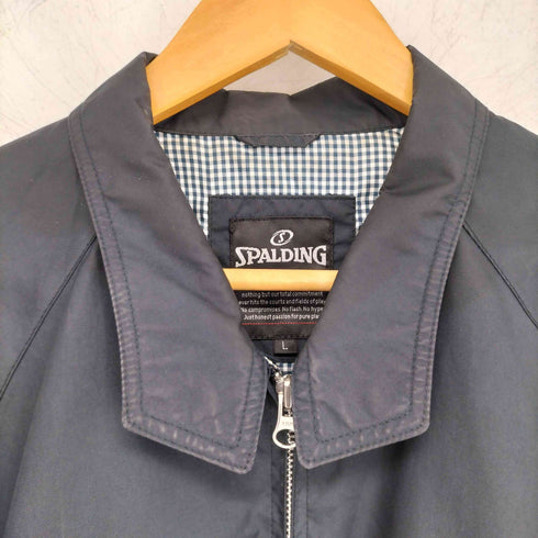 スポルディング SPALDING 裏地チェックコーチジャケット メンズ import:L