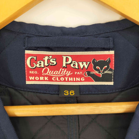 キャッツポウ CATS PAW 東洋 ロゴパッチ キルティング ウエストアジャスター 4B ワークベスト メンズ US:36