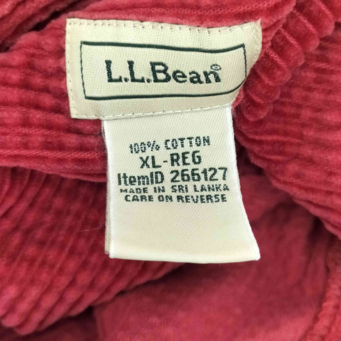 エルエルビーン L.L.Bean コーデュロイシャツ メンズ XL-REG