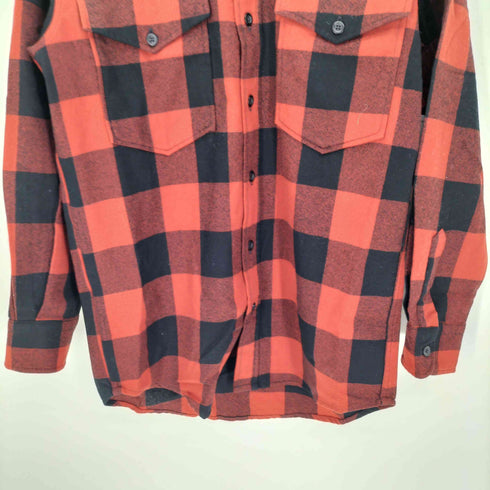 ペンドルトン PENDLETON USA製 ブロック チェック L/S ウールシャツ メンズ import:XS