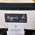 アニエスベー agnes b. PARIS フランス製 ボーダー ロングスリーブTシャツ レディース 2