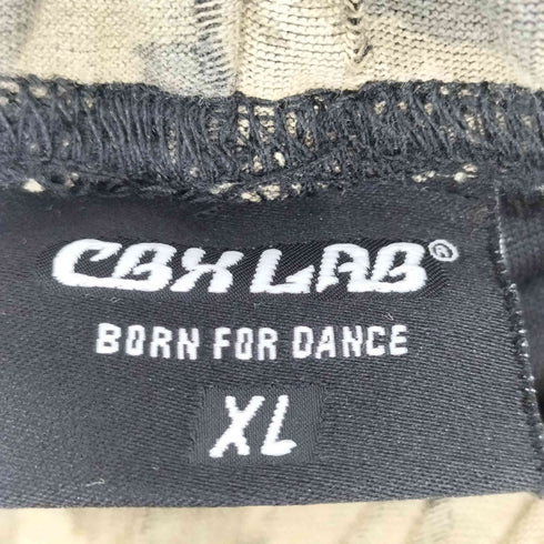 CBX LAB Y2K ダメージ加工レオパードワイドスウェットパンツ メンズ XL