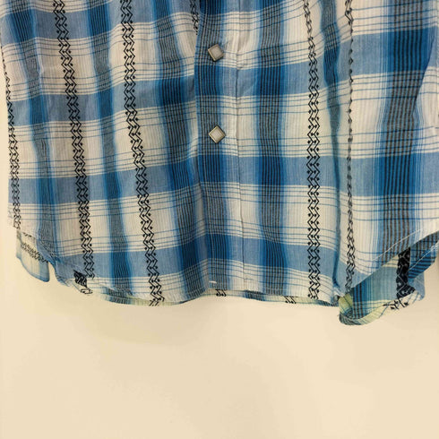 シュガーケーン SUGAR CANE 刺繍デザイン スナップボタン L/S ウエスタン シャツ メンズ JPN:S