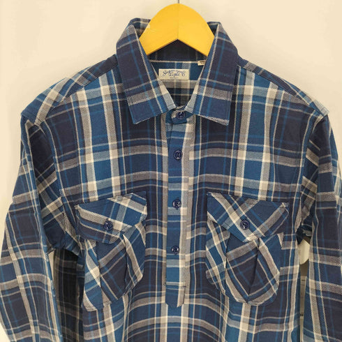 シュガーケーン SUGAR CANE L/S プルオーバー ワーク シャツ メンズ JPN:S