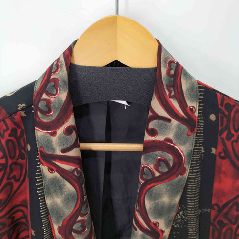 KENSINGTON SQURE USA製 総柄 1Bジャケット メンズ import:L