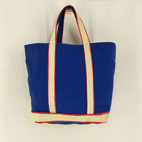 ヴァネッサブリューノ Le Cabas vanessabruno スパンコール切替 キャンバス トートバック メンズ