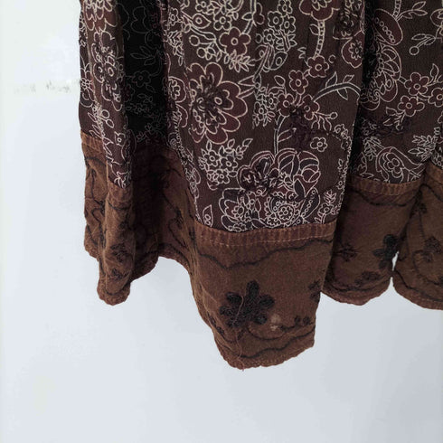 レース 刺繍 スカート レディース