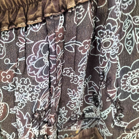 レース 刺繍 スカート レディース
