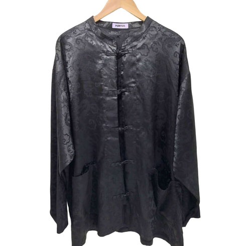 プニュズ PUNYUS L/S ドラゴン柄チャイナシャツ レディース JPN:4