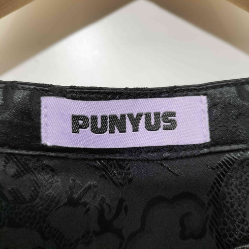 プニュズ PUNYUS L/S ドラゴン柄チャイナシャツ レディース JPN:4