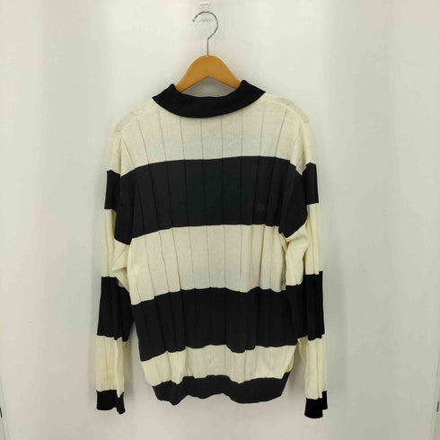 ラディアル RADIALL SKUNK-POLO SWEATER スカンク ボーダー柄 ニットポロシャツ メンズ M