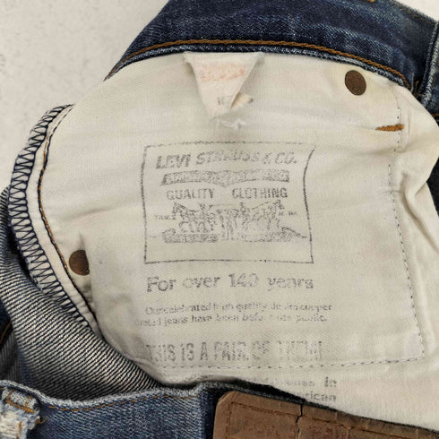 リーバイス Levis 刻印J22 TALONジップ BIGE 赤耳 デニムパンツ メンズ W30 L36