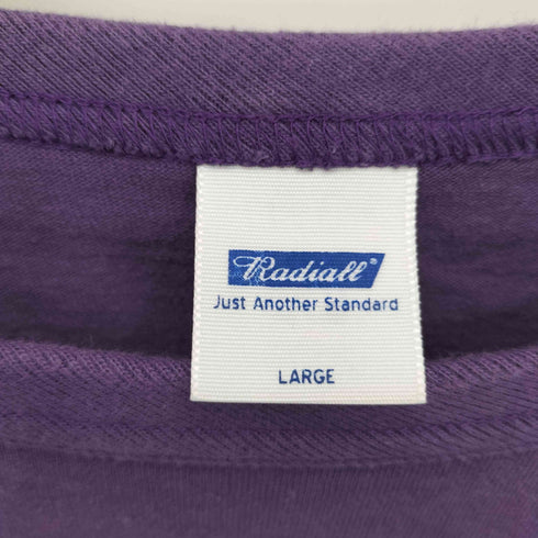 ラディアル RADIALL INTO THE FUTURE CREW NECK T-SHIRT S/S メッセージプリント クルーネック半袖Tシャツ カットソー メンズ L