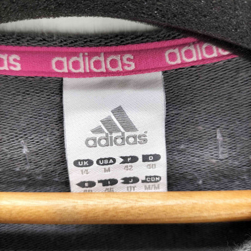 アディダス adidas 00S 万国旗タグ パフォーマンス ロゴ スリーストライプ サイドライン ラグラン スウェット レディース OT