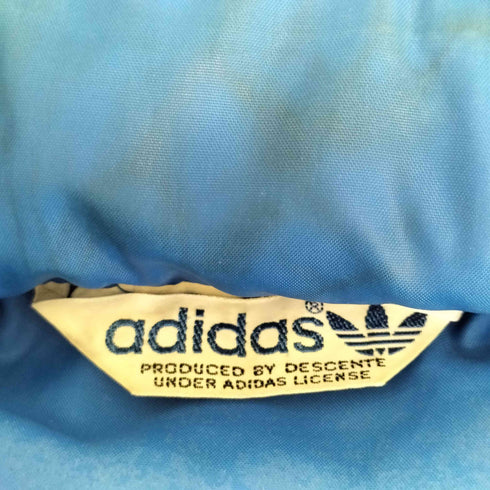 アディダス adidas 80s デサント製 トレフォイルロゴ刺繍 ナイロンジャケット メンズ