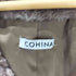 コヒナ COHINA Vネック ノーカラー ボア コクーン ロング コート レディース JPN:XS