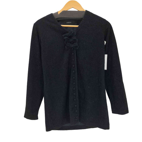 インゲボルグ INGEBORG パイル地 リボン ブラウス カーディガン レディース