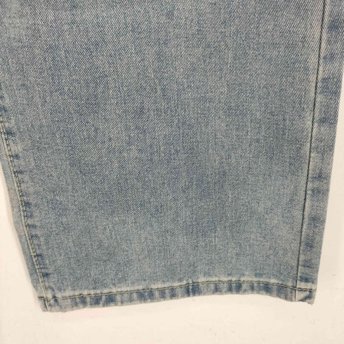 フェード加工 ワイドデニムパンツ レディース JPN:S