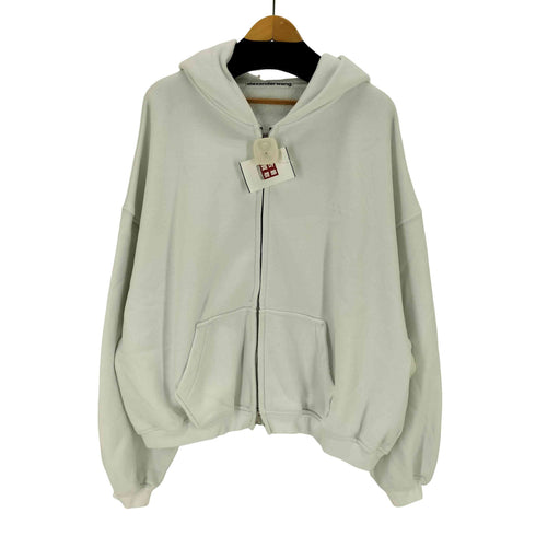 アレキサンダーワン Alexander Wang ZIP UP HOODIE WITH GRAPHIC LOGO メンズ import:S