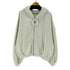 アレキサンダーワン Alexander Wang ZIP UP HOODIE WITH GRAPHIC LOGO メンズ import:S
