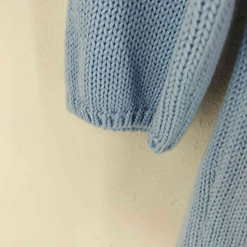 DEFENSE D'AFFICHER フランス製 刺繍デザイン コットン ニット レディース import:M