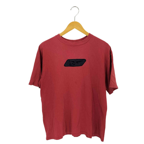 リーボック Reebok 90s ラバーロゴプリント クルーネック半袖Tシャツ カットソー メンズ XL