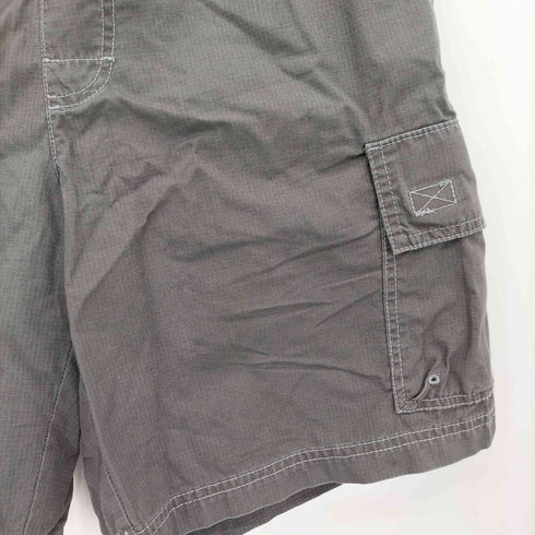 バングラディシュ製 ナローベルト リップストップ カーゴ ショートパンツ ショーツ メンズ