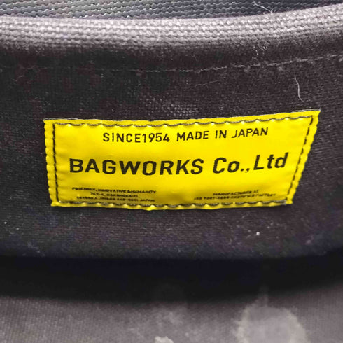 bagworks co 中川政七商店 日本製 キャンバス 切替 ハンドバッグ レディース