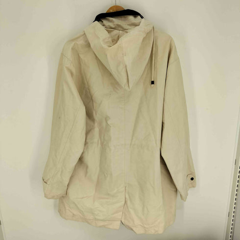 ザラ ZARA 襟コーデュロイ 比翼ジップ ウエストドローコード フーデッド ステンカラー ジャケット メンズ import:XL