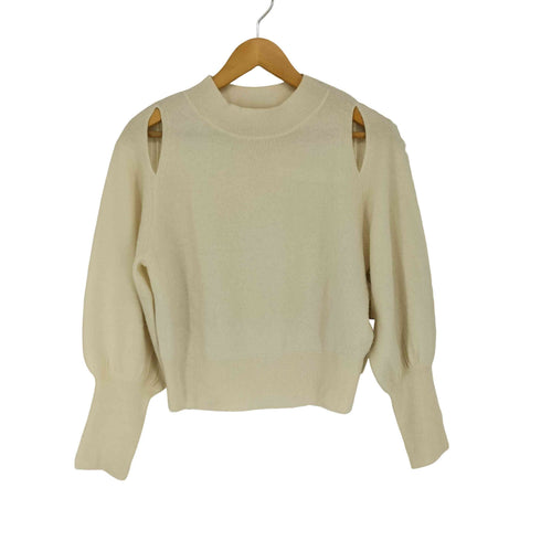 セルフォード CELFORD 肩スリットカシミヤニットプルオーバー レディース ONE SIZE