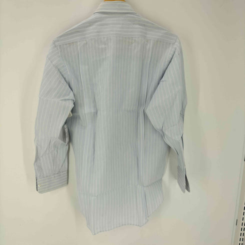 バーバリーズ BURBERRYS 90S Single needle tailoring ラウンドカット L/S ストライプ シャツ メンズ A41-82