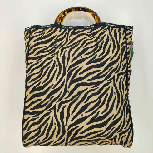 レスポートサック LeSportsac LG 2ZIP POCKET TOTE クリームゼブラ 2way レディース