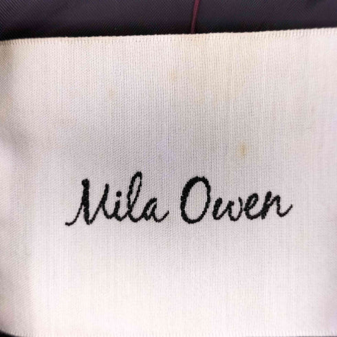 ミラオーウェン Mila Owen ラムレザー ダブルライダースジャケット レディース JPN:0