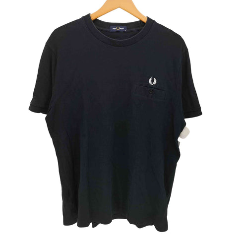フレッドペリー FRED PERRY Pocket Detail Pique Shirt ピケTシャツ メンズ import:XL