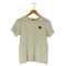 プレイコムデギャルソン PLAY COMME des GARCONS ハートロゴワッペン Tシャツ レディース JPN:L