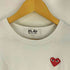プレイコムデギャルソン PLAY COMME des GARCONS ハートロゴワッペン Tシャツ レディース JPN:L