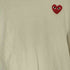 プレイコムデギャルソン PLAY COMME des GARCONS ハートロゴワッペン Tシャツ レディース JPN:L