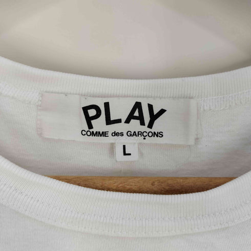 プレイコムデギャルソン PLAY COMME des GARCONS ハートロゴワッペン Tシャツ レディース JPN:L