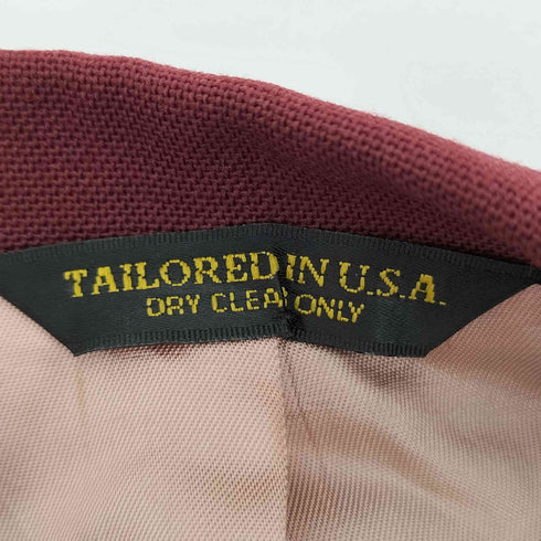 TAILORED IN USA 70-80s 金ボタン 2B シングルブレスト テーラードジャケット メンズ