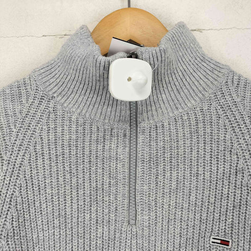 トミージーンズ tommy jeans ハーフジップ ハイネックプルオーバーニット メンズ JPN:S