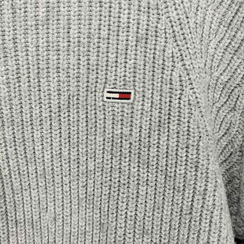 トミージーンズ tommy jeans ハーフジップ ハイネックプルオーバーニット メンズ JPN:S