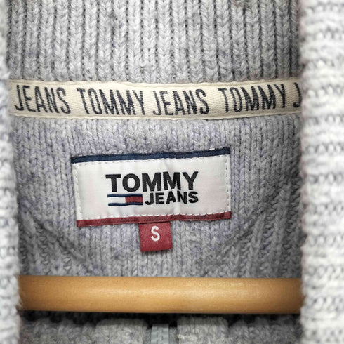 トミージーンズ tommy jeans ハーフジップ ハイネックプルオーバーニット メンズ JPN:S