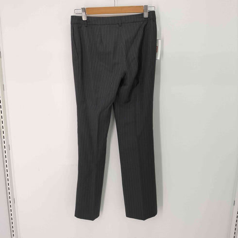 パーフェクトスーツファクトリー P.S.FA Perfect Suit FActory ANGELICO Super100 ストライプ 背抜き 2B テーラードジャケット & フレアスラックス セットアップ レディース ジャケット:9AR / パンツ:9AR