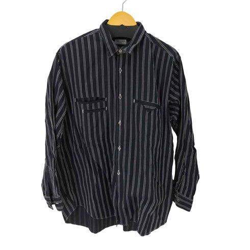 コムデギャルソンオム COMME des GARCONS HOMME 田中オム ステッチストライプ ジャケット内ポケット コットンシャツ メンズ