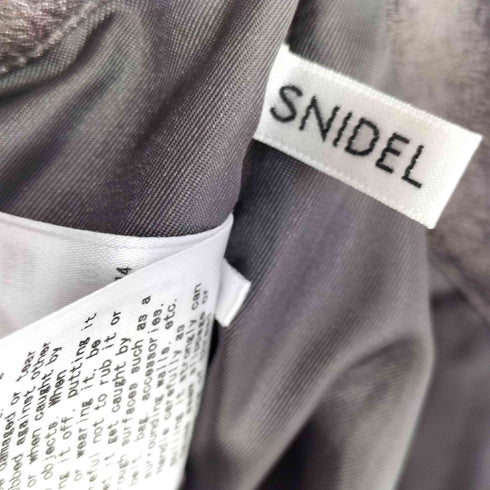 スナイデル snidel シャイニーフレアスカート レディース 0