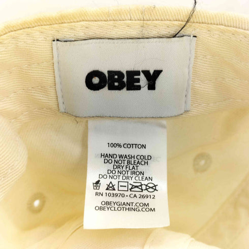 オベイ OBEY GIANT サンシャイン 2トーン スナップバックキャップ メンズ