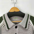 UMAMIISM CROCHET COLLAR POLO SWEATER GR メンズ XXL