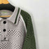 UMAMIISM CROCHET COLLAR POLO SWEATER GR メンズ XXL