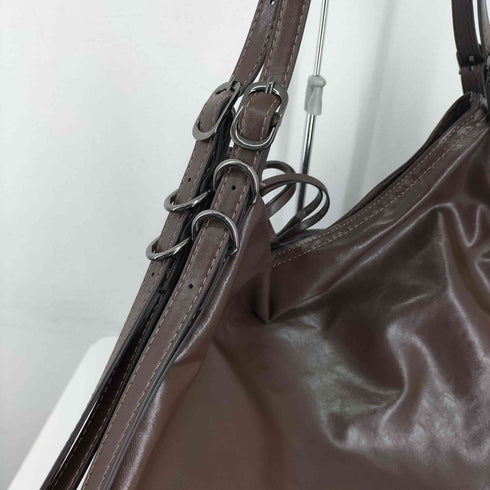 ザラ ZARA レザーショルダートートバッグ レディース