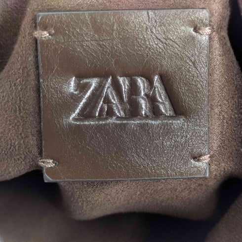 ザラ ZARA レザーショルダートートバッグ レディース